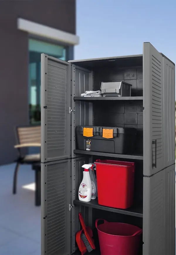 Riktigt snygg skåp i grått från vidaXL.