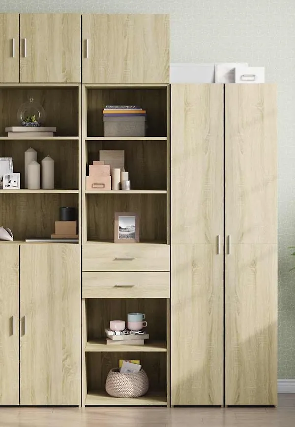 Cool förvaringsskåp i brunt från vidaXL.