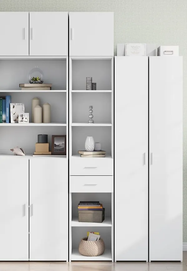 Vit vidaXL-förvaringsskåp i trendig modell.