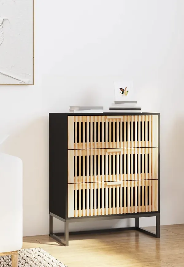 Jättesnygg svart skåp 2025 från vidaXL.