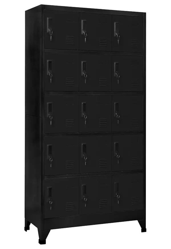 Jättesnygg svart skåp 2025 från vidaXL.