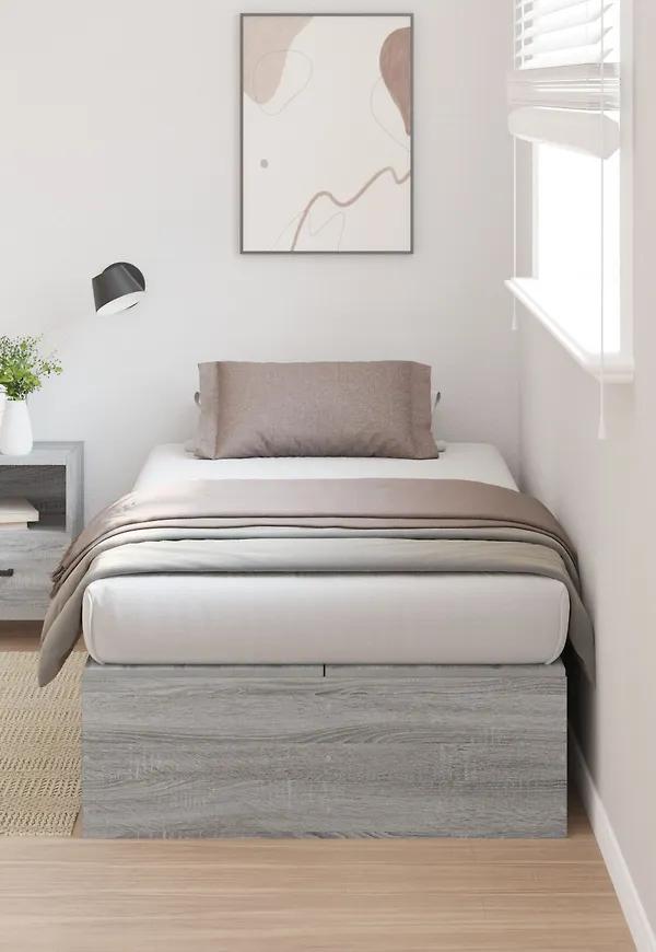Trendig grå enkelsäng 2025 från vidaXL.