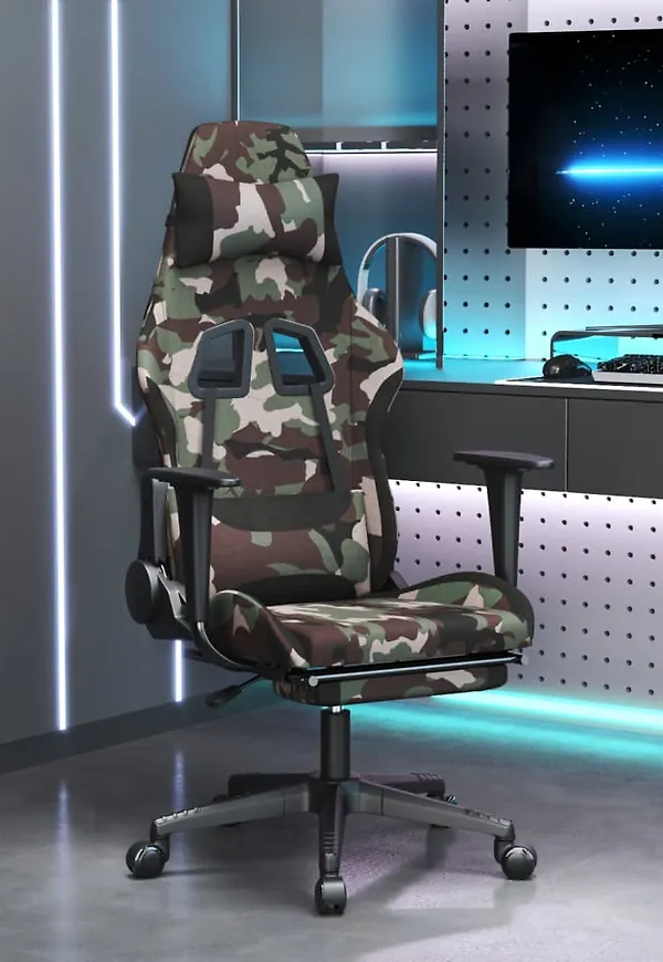 Grön vidaXL-gamingstol i trendig modell.