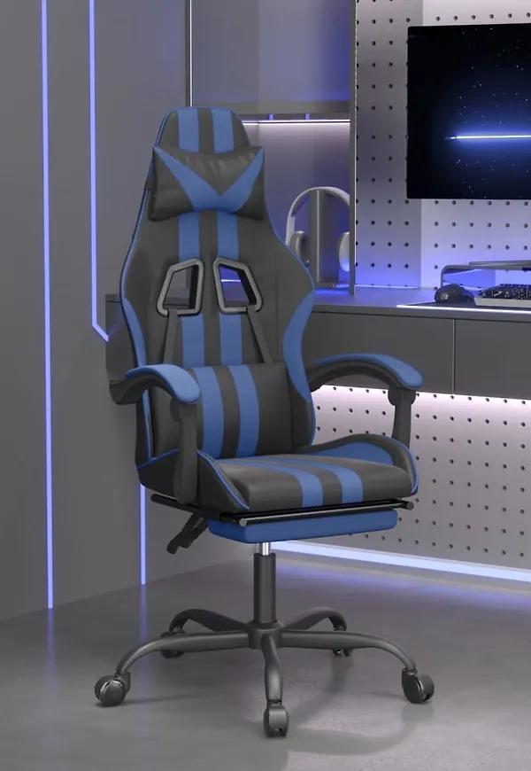 Otroligt fin gamingstol i svart från vidaXL.