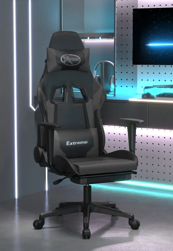 Ikonisk svart stol i bomull från vidaXL.