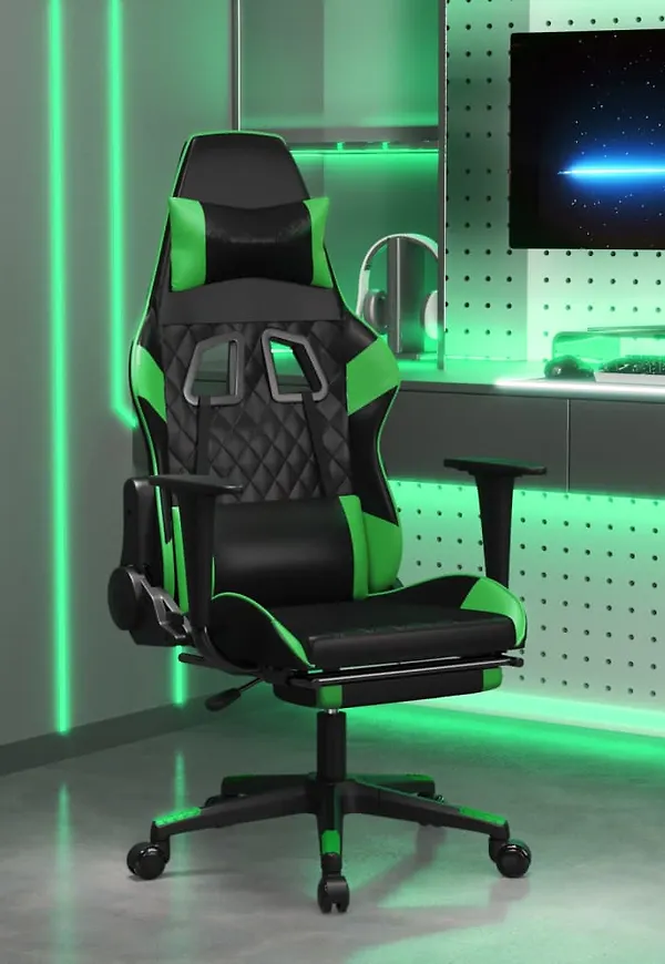 Svart vidaXL-bomullsstol i riktigt trendig modell.