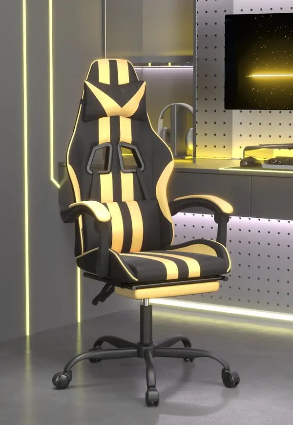 Smickrande bomullsspelstol 2025 från vidaXL.