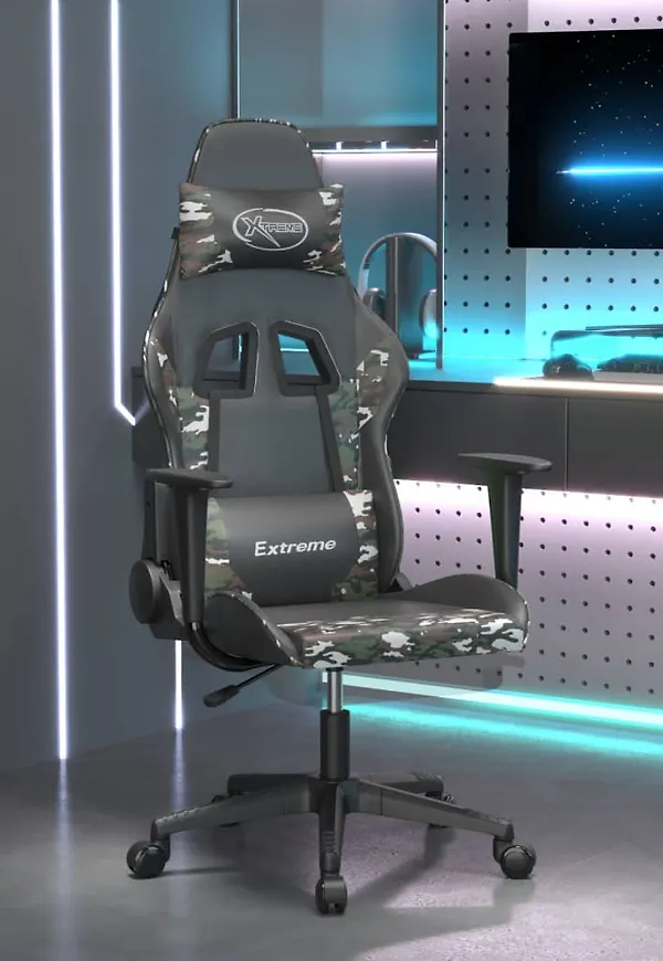 Cool svart stol i bomull från vidaXL.