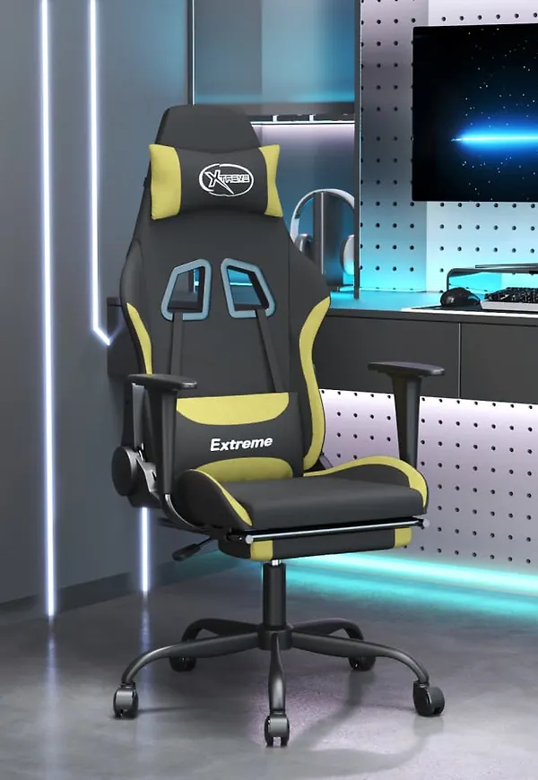 Svart vidaXL-stol i exklusiv modell.