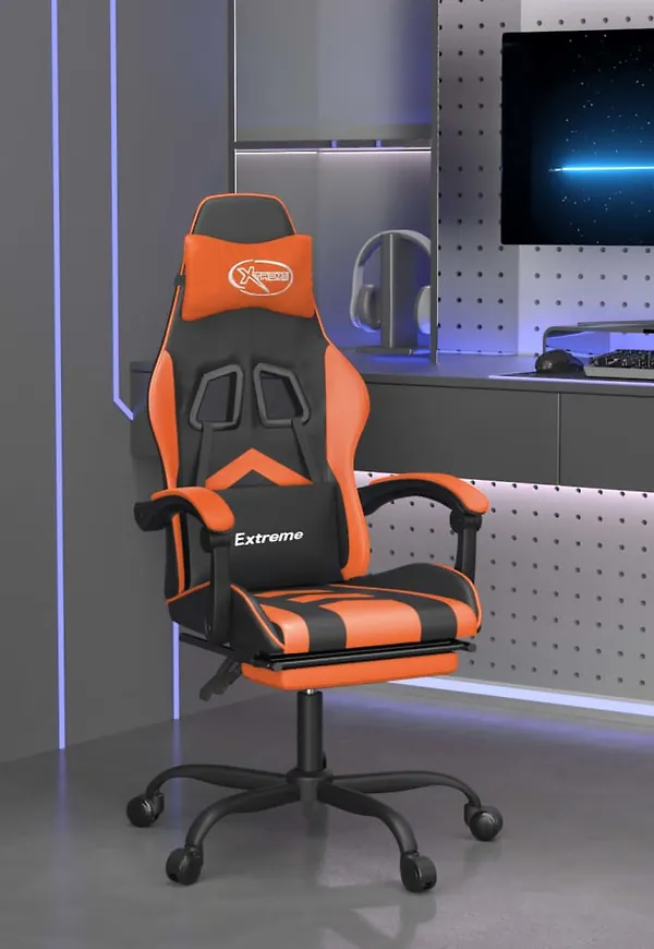 Mysig svart gamingstol 2025 från vidaXL.