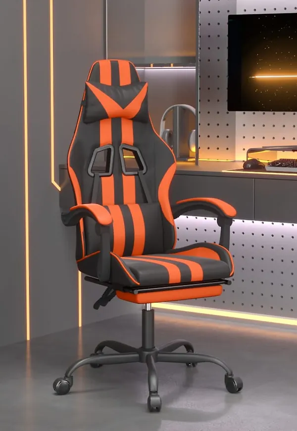 Fin svart gamingstol 2025 från vidaXL.