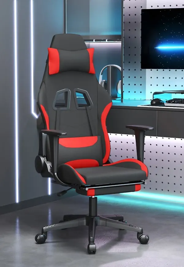 Fantastiskt snygg spelstol i svart från vidaXL.