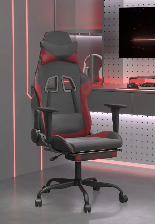 Stilriktig svart gamingstol 2025 från vidaXL.