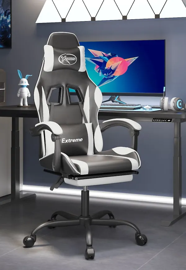 Supersnygg gamingstol i svart från vidaXL.