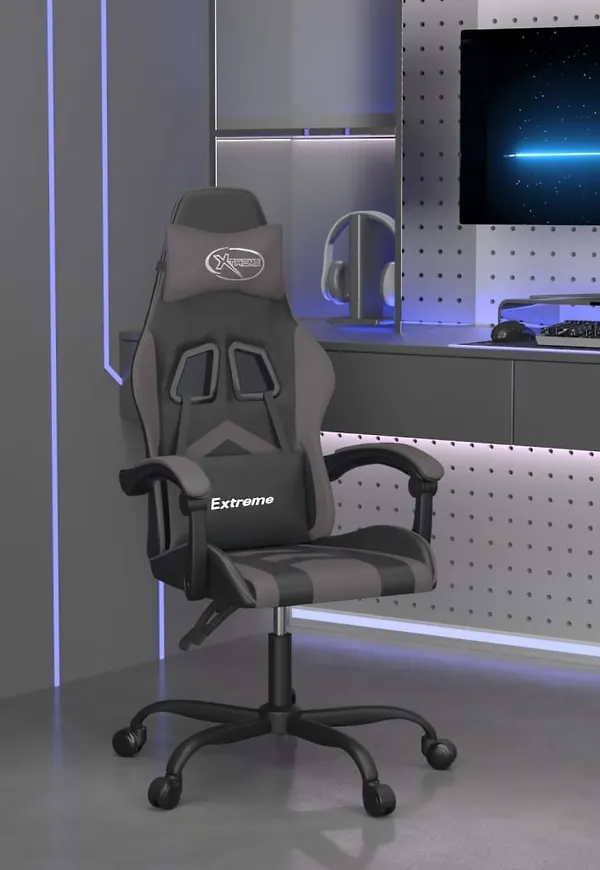 Skön svart spelstol 2025 från vidaXL.