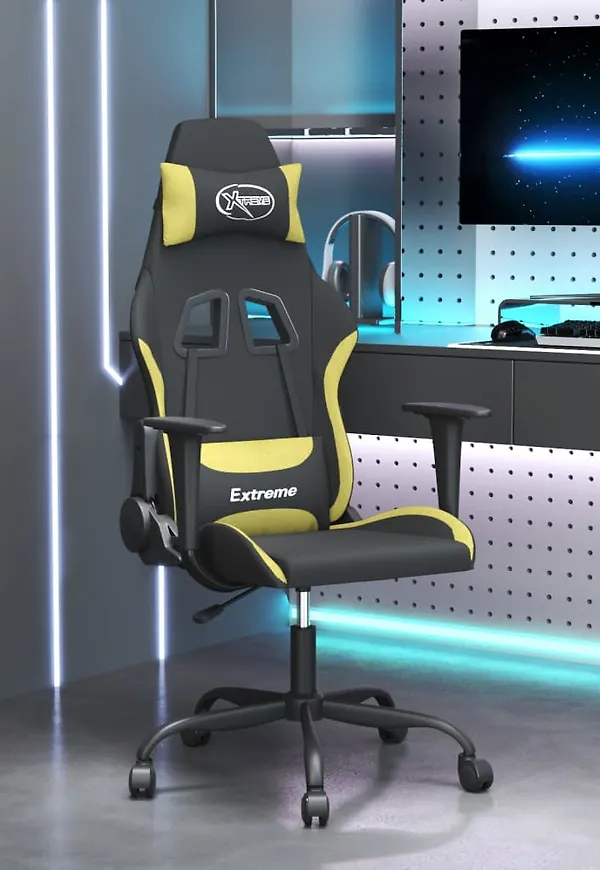 Härlig svart spelstol 2025 från vidaXL.