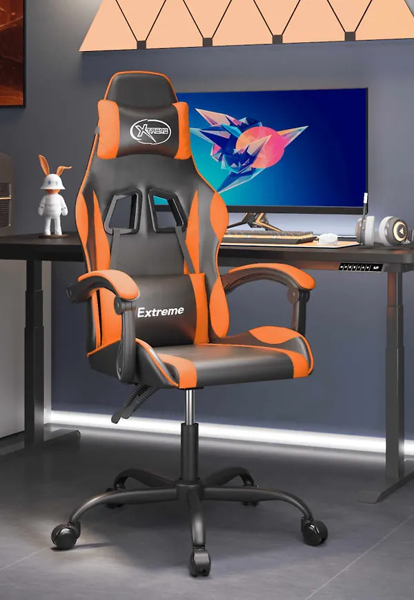 Riktigt trendig bomullsgamingstol 2025 från vidaXL.