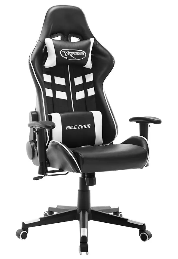 Exklusiv gamingstol i svart från vidaXL.