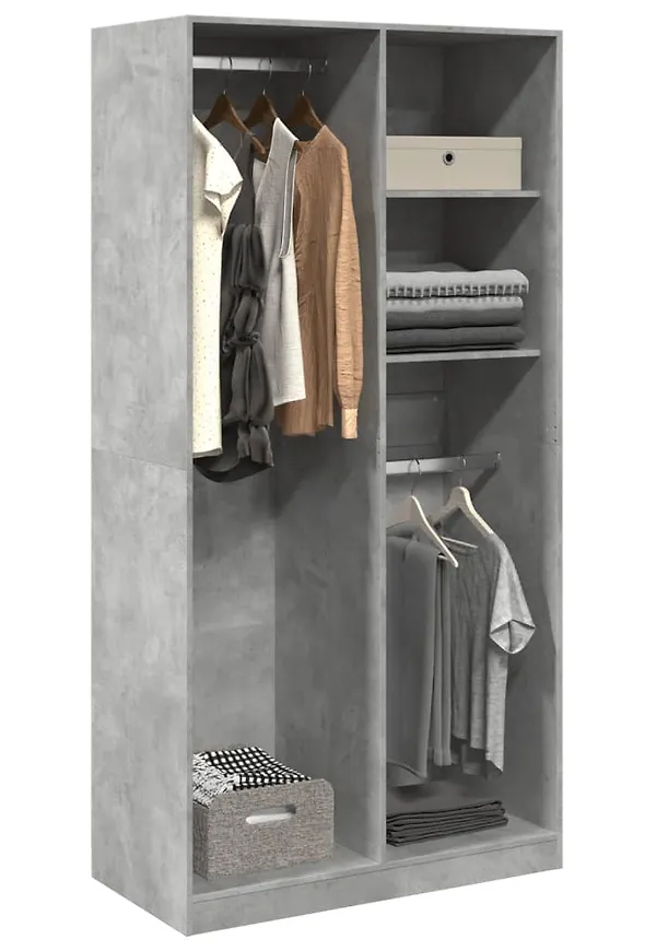 Grå vidaXL-skåp i otroligt snygg modell.