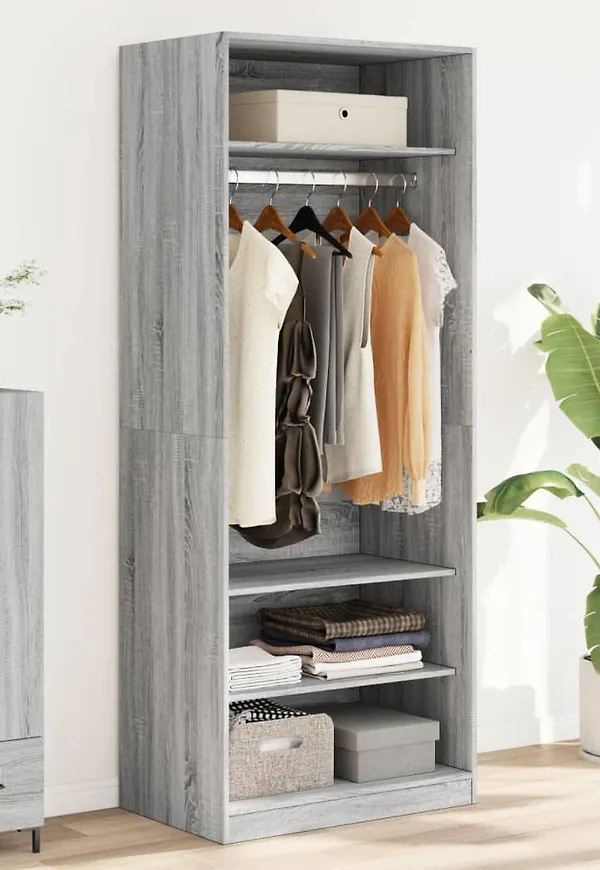 Elegant grå skåp 2025 från vidaXL.