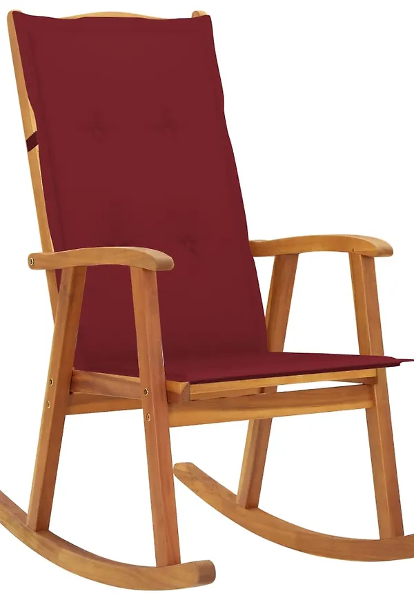 Jättefin gungstol i brunt från vidaXL.