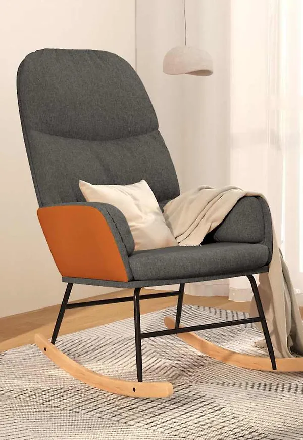 Klassisk bomullsstol i grått från vidaXL.
