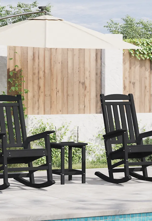 Svart vidaXL-stol i riktigt trendig modell.