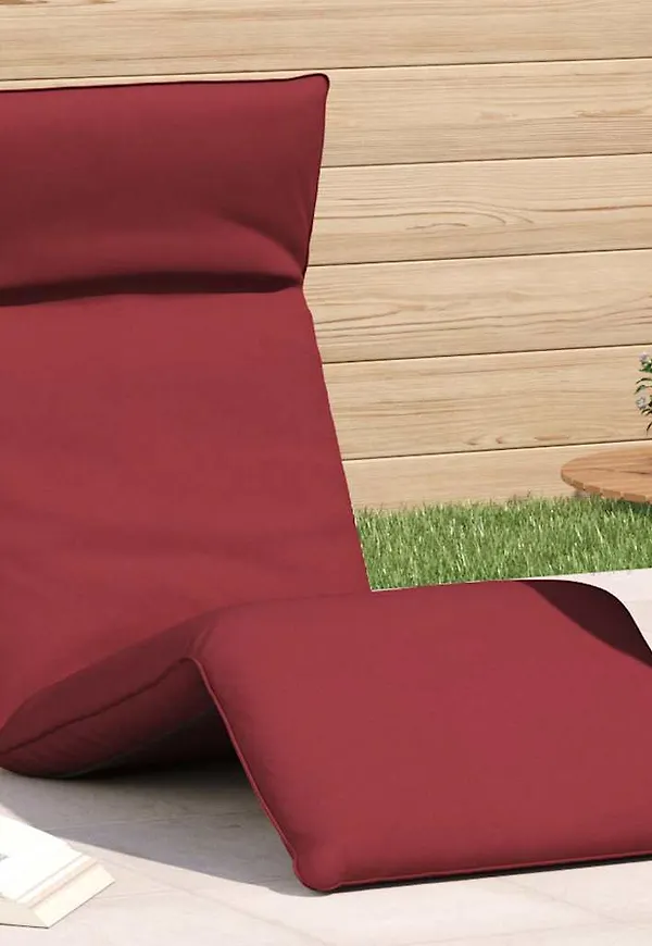 Elegant solstol i rött från vidaXL.