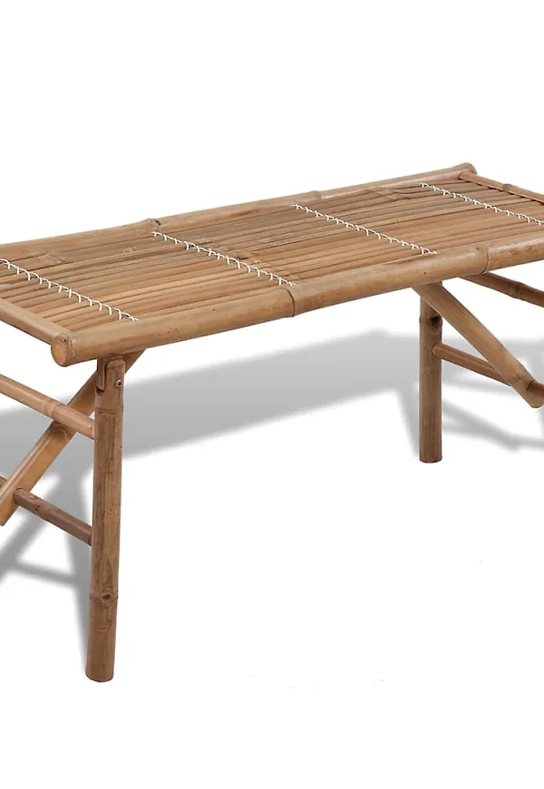 Brun vidaXL-trädgårdsbänk i riktigt fin modell.