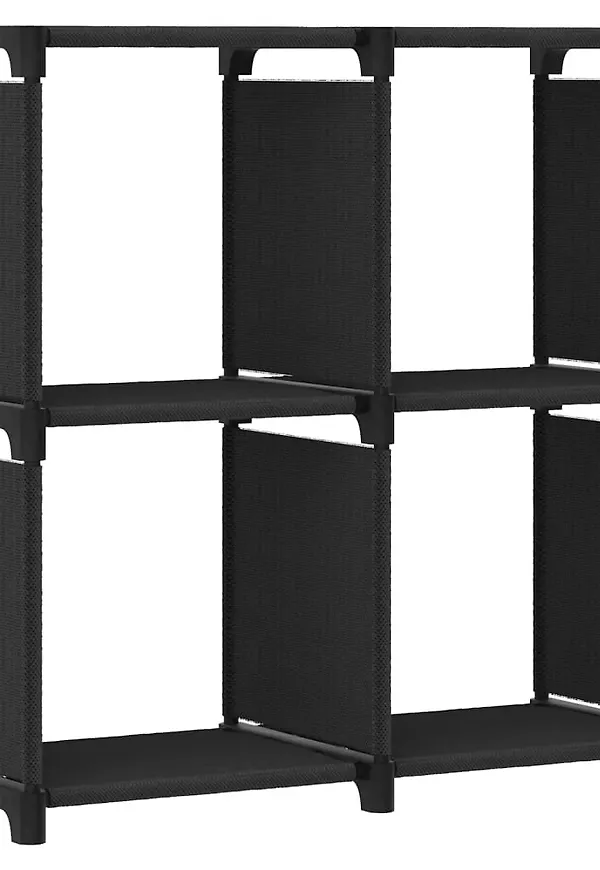 Svart vidaXL-hylla i ikonisk modell.