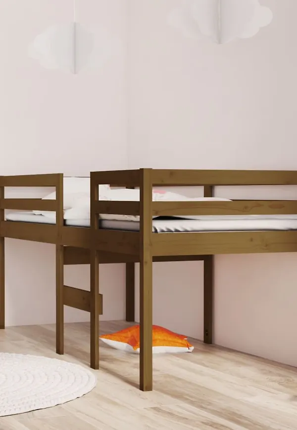 Brun vidaXL-träram i fantastiskt fin modell.