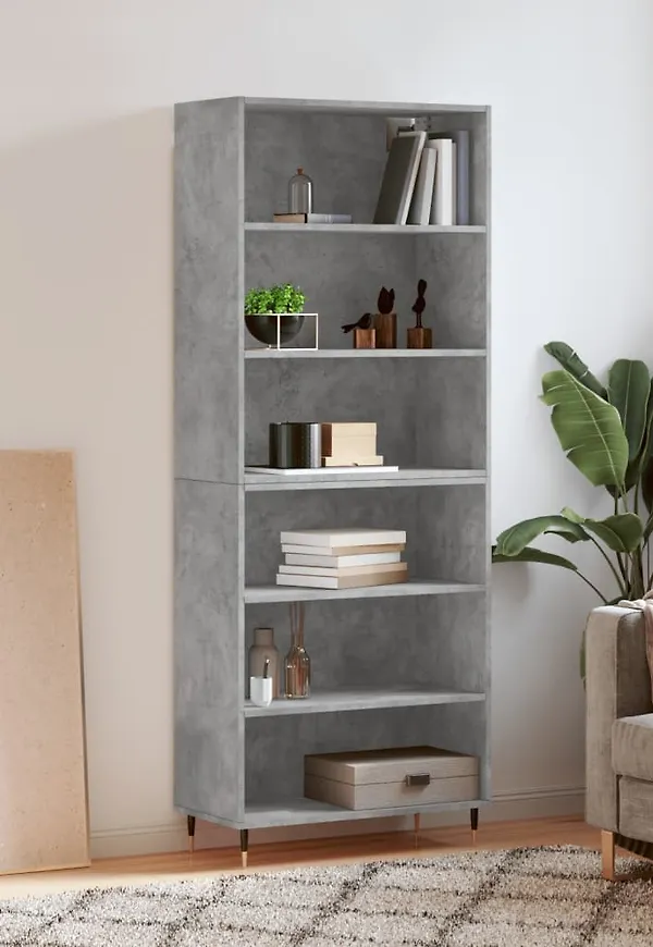 Superfin skåp i grått från vidaXL.