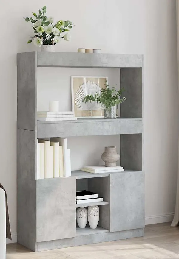 Fantastiskt fin grå hylla 2025 från vidaXL.