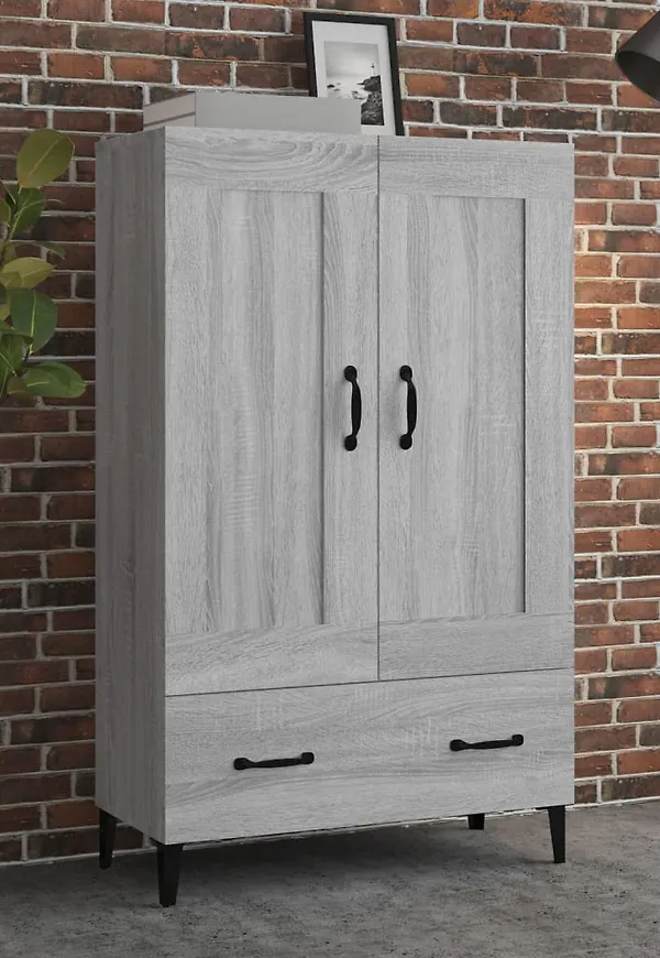 Komfortabel vidaxl bord i grå färg gjord i järn.