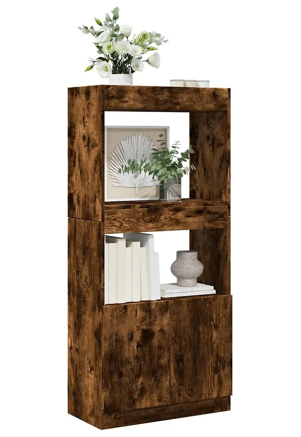 Snygg hylla i brunt från vidaXL.