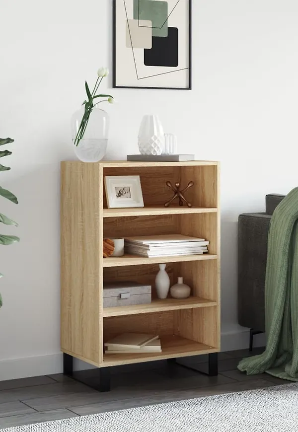 Otroligt fin brun bord i ek från vidaXL.