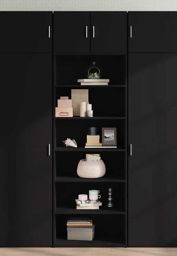 Snygg svart skåp 2025 från vidaXL.