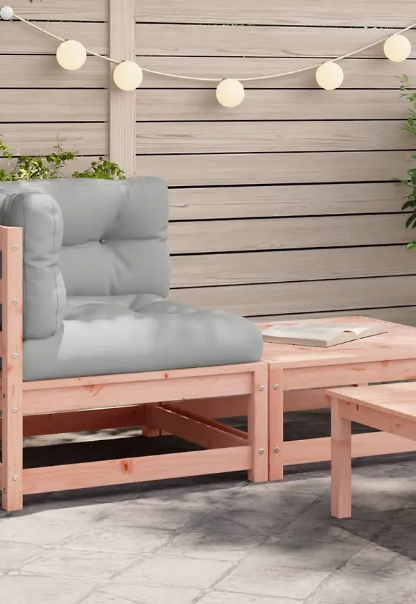 Brun vidaXL-soffa i skön modell.