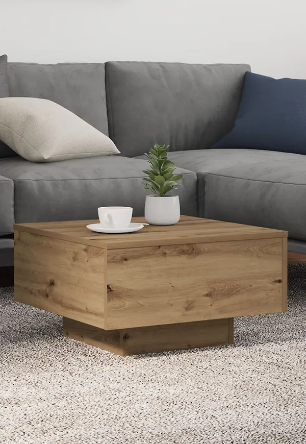 Elegant soffbord i ek från vidaXL.