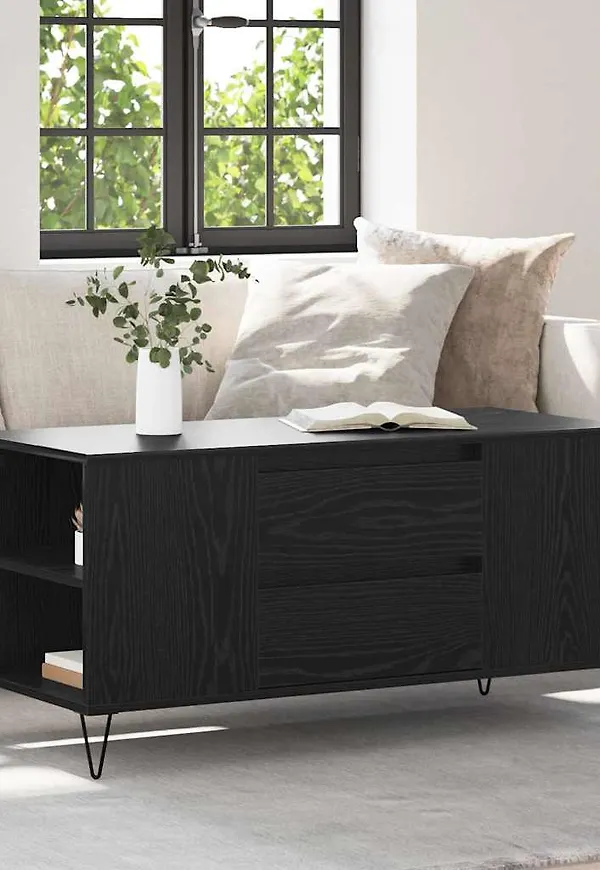 Fin avlastningsbord i ek från vidaXL.