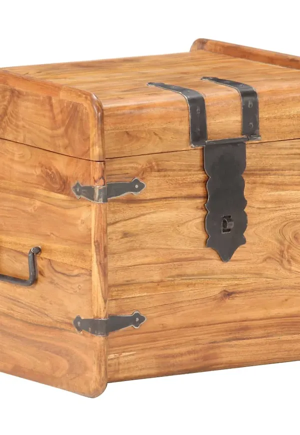 Riktigt trendig vidaxl sängbord i brun färg gjord i järn.