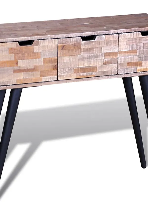 Moderiktig teaksidobord 2025 från vidaXL.