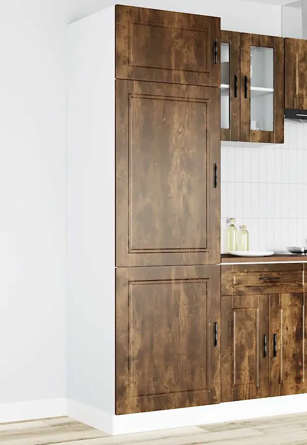 Superfin brun skåp i ek 2025 från vidaXL.