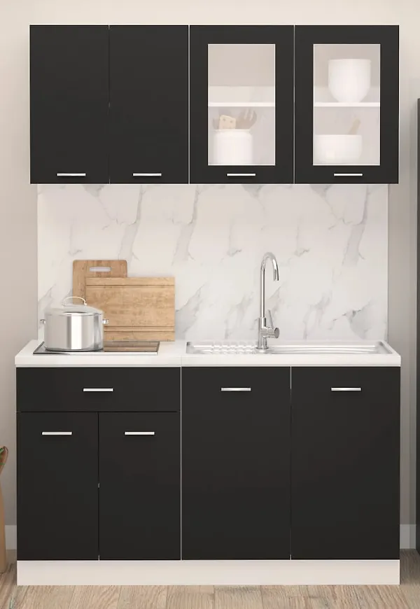 Härlig svart skåp 2025 från vidaXL.