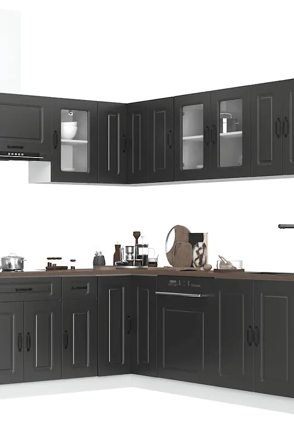 Exklusiv skåp i svart från vidaXL.