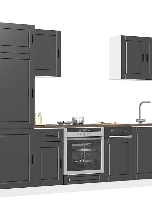 Fantastiskt snygg svart skåp 2025 från vidaXL.