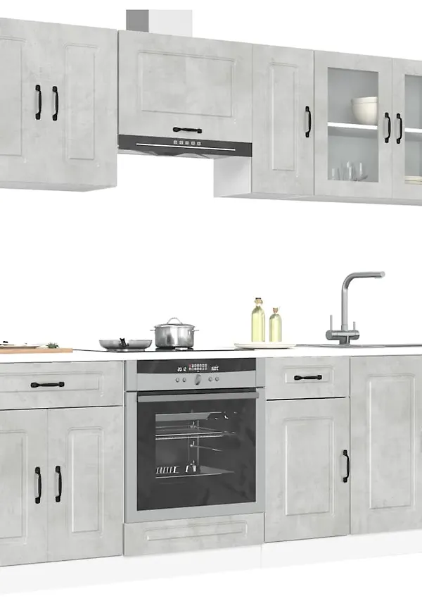 Härlig skåp i grått från vidaXL.