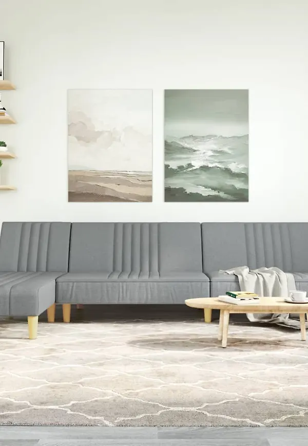 Grå VidaXL soffa som passar perfekt till våren 2025!