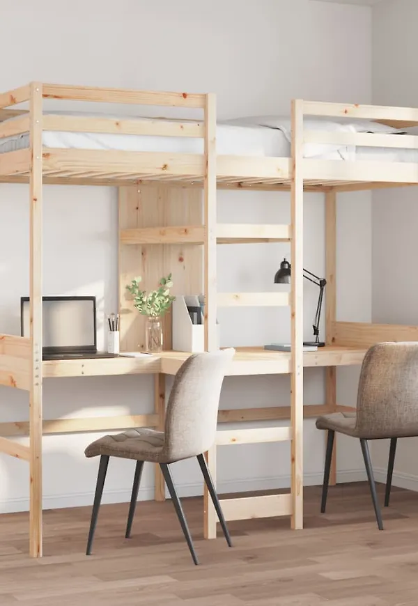 Komfortabel brun säng 2025 från vidaXL.