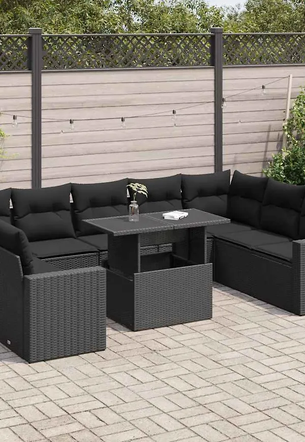 Riktigt snygg svart bord 2025 från vidaXL.